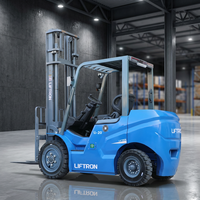 Forklift Counterbalance Listrik Liftron Seri DE 2 Ton Model CPD20 Ban Solid untuk Penanganan Material Industri Ringan