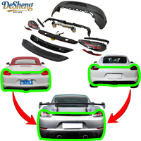 Calidad Garantizada, Kit de Conversión para Porsche Cayman, Boxster 981, 982 a 718, Parachoques, Alerón, Silenciador Trasero, Gran Venta