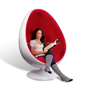 Beauty Egg Chair With Ottoman For Teeth Whitening Salon