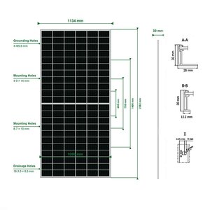 Panel Solar Monocristalino de Silicio Tipo N de Doble Vidrio ZAIYANG de 600W, Alta Eficiencia (22.2%), Bajo <span class=keywords><strong>LCOE</strong></span>, Fusible de 35A para Granjas Solares Comerciales - Product Image 2