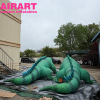 Lézard gonflable sur le thème de la jungle pour la décoration d'événements