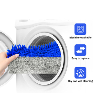 Nettoyeur de vitres en aluminium 3 en 1 anti-rayures - Conception télescopique rétractable à double lame |   Nettoyage, lavage et séchage en un seul geste, écologique - Product Image 3