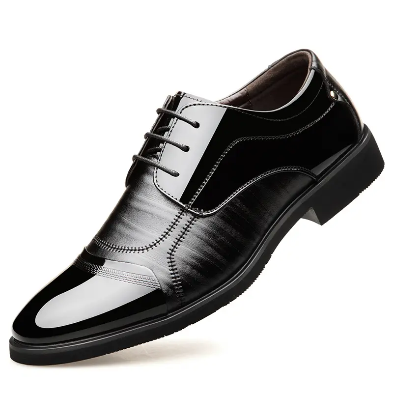 Large new pointy leather shoes Fashion Baita men's business formal shoes