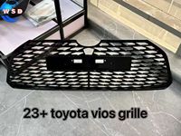 Calandre avant en ABS noir piano pour Toyota Yaris Ativ 2024, calandre sport améliorée