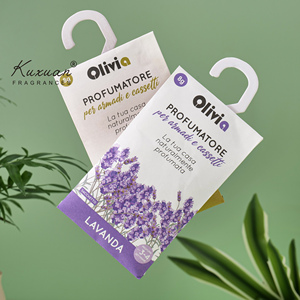 8g Sachets parfumés frais vêtements sac de rangement <span class=keywords><strong>cintre</strong></span> avec lavande bois de santal océan arômes pour armoire tiroirs voitures placards - Product Image 1