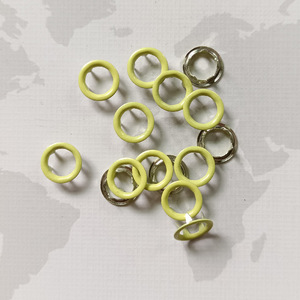 2025 tự làm vòng kim loại prong nút chụp trong màu đen trắng đỏ cam vàng xanh xanh tím hồng-đồng thau kim loại Shank mạ phong cách - Product Image 3