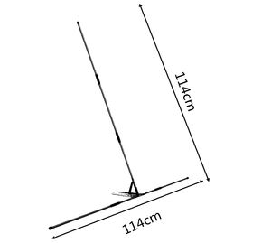 स्विंग प्लेन और पथ गोल्फ प्रशिक्षण के लिए गोल्फ प्रशिक्षण सहायता लाठियां धारक को जहाज करने के लिए तैयार - Product Image 3
