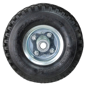 ล้อรถเข็นคลังสินค้า / ล้อลมสำหรับกระสอบ ขอบชุบสังกะสี แกนออฟเซ็ต O/ 20 มม. - Product Image 2