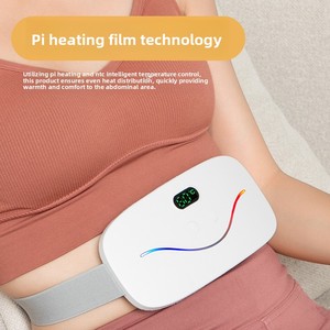 Ceinture chauffante manuelle à piles pour soulager les douleurs menstruelles <span class=keywords><strong>et</strong></span> abdominales – Compresse chaude pour le ventre <span class=keywords><strong>et</strong></span> l'utérus - Product Image 1