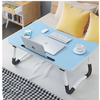 Table d'ordinateur Portable réglable et pliable en bois, Table moderne pour ordinateur, Portable, pour bureau de lit
