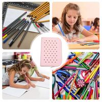 Étui à crayons en silicone léger personnalisé mignon et kawaii, pochette scolaire de dessin animé pour enfants unisexe toutes saisons