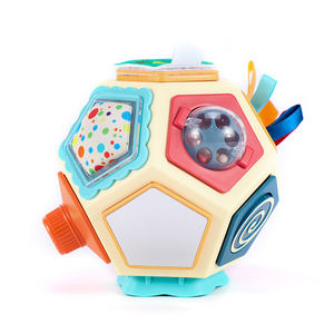 Jouet éducatif de voyage Montessori d'apprentissage sensoriel occupé pour bébés <span class=keywords><strong>mois</strong></span> tout-petits 1-3 ans Cube boule occupée à <span class=keywords><strong>six</strong></span> faces - Product Image 6