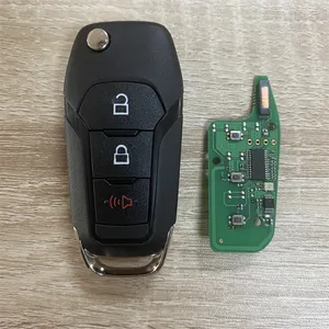 3 Buttons 315Mhz N5F-A08TAA Smart Car Key For Ford F150 F250 F350 Fob Remote Key Flip Folding Blade