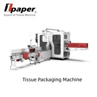 Ligne de production automatique de boîtes de mouchoirs en papier Onepaper avec distribution par le bas, machine de fabrication, de remplissage et d'emballage, 4-6 tonnes/jour, 380V
