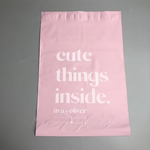 E-commerce Premium Matte Pink Shipping Bags - Custom Printed Poly Mailers for Branded E-commerce Packaging - Product Image 5