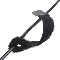 200mm Nylon Réutilisable Autobloquant Sangle Organisateur Crochet et Boucle Attache de Câble