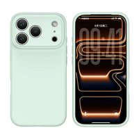Coque de téléphone portable pour iPhone 18 Pro Max 2026, nouvelle coque en silicone liquide véritable, trou pour cordon multi-positions, protection antichoc