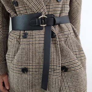 Ceinture automatique décorative en alliage pour femme Ander, avec boucle large et design noué, longueur <span class=keywords><strong>128</strong></span> <span class=keywords><strong>cm</strong></span>, largeur épaisse - Product Image 2