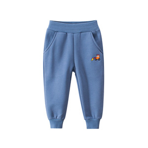 Pantalons de sport d'hiver pour enfants, directement de l'usine, boutique, ajout de <span class=keywords><strong>velours</strong></span>, épaississement, pantalons de survêtement pour enfants, petits garçons et filles, pantalons de survêtement - Product Image 4