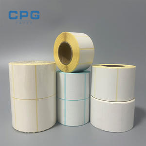 Étiquettes d'impression thermique personnalisées 100X150 Autocollantes Étiquettes d'adresse express Code-barres Rouleau d'étiquettes d'expédition thermiques 4\"X6\" - Product Image 1