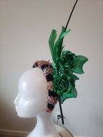 60cm Orange colonne vertébrale plume d'autruche plume pour artisanat bricolage chapellerie chapeau course Fascinator chapeaux casque cheveux Costume accessoire