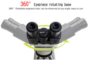 Microscope biologique binoculaire de laboratoire médical <span class=keywords><strong>Phenix</strong></span> série PH100 1600x à contraste de phase, optionnel, pour l'analyse de sang vivant - Product Image 4