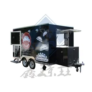 Cheap commercial street four wheel multifunctional mobile food and dining cart snack truck commercial night market food truck