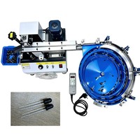 Machine de découpe automatique de fils à haute efficacité avec alimentateur vibrant pour composants électroniques