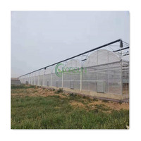 40X20 Local Vanille Horticole Solaire Photovoltaïque Ferme Chauffage Tuyaux d'Eau Jardin Serre Cadre Avec Porte