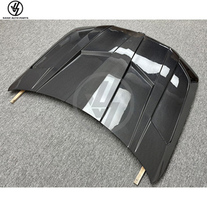 New LD Design Style Black Glossy Twill Weave Carbon Fiber Front Bonnet <b>Hood</b> for 5 Series F95 X5M 2023 <b>Engine</b> Cover - Product Image 2