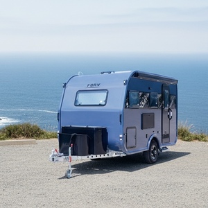 Newest 4575mm X 2005mm X 2465mm Camper Trailer Manufacture Small Travel Trailer Camping Luxury Mini <strong>Caravan</strong> for Sale - Product Image 1