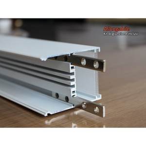 40W UGR 19 Dimmable Linear LED Pendant Lamp 4000K Neutral <b>White</b> <b>Body</b> Extendable & Linkable up to 12 Feet 0-10V - Product Image 2