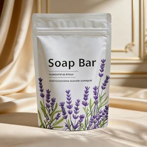 Bolsa de Plástico con Cierre Hermético y Logotipo Impreso Personalizado para Jabón, Sales de Baño, Exfoliante Corporal y Champú - Product Image 1