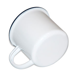 Taza de esmalte de sublimación en blanco Sunmeta - Product Image 6