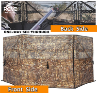Tente de camouflage personnalisable pour la chasse, directement de l'usine, installation facile, clôture tactique extérieure pour la chasse et l'observation des oiseaux