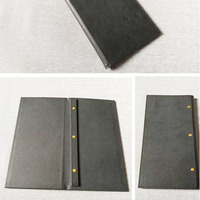 Menu de restaurant en cuir véritable, imprimé sur mesure, format A3, pour hôtel, restauration, mariage, banquet, événement, café, bar, auberge, livraison rapide