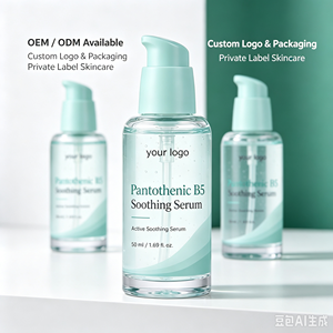 Soin de la peau avancé, sérum pour le visage apaisant et hydratant à la pantothenine B5, 5 ml, utilisation de jour, pour tous types de peau, marque privée - Product Image 5