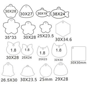 <b>Custom</b> High Quality Blank Pet Necklace <b>Tags</b> Engraved Collar ID <b>Dog</b> <b>Tag</b> - Product Image 5
