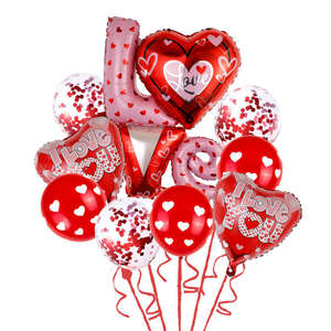 Set de Globos de San Valentín en Forma de Corazón, Globos para Decoración de Bodas y Fiestas de San Valentín - Product Image 3