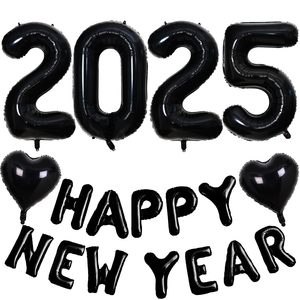 Light Gold 2025 Happy New Year <strong>Balloon</strong> 32 Inch Champagne Gold 2025 Foil Number <strong>Balloons</strong> Set Festival <strong>Prom</strong> Party Supplies - Product Image 4