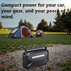 Démarreur de voiture 10000 mAh, batterie externe d'urgence, compresseur d'air rechargeable, gonfleur de pneus électrique 150 PSI, pompe à air pour le camping - Product Image 6