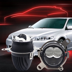 ไฟตัดหมอก <span class=keywords><strong>Mazda</strong></span> Faros Antiniebla สำหรับ <span class=keywords><strong>Mazda</strong></span> 6 LED Bi-Lens Projector ไฟหน้าแบบโปรเจคเตอร์คู่ แสงเลเซอร์แบบ Dual Direct แสงสูงแบบเสริม สีเหลืองทอง - Product Image 1