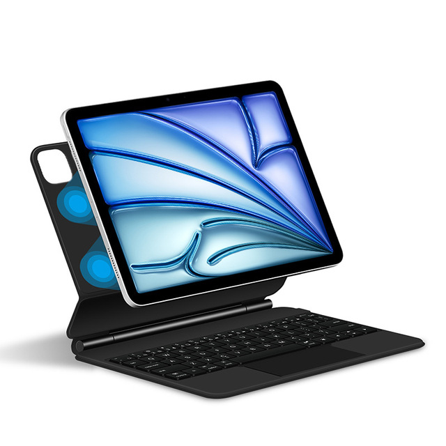 Custom Language Slim Magnetic Multi-Touch Trackpad Magic BT Keyboard Case for iPad A16 11inch iPad Air 11 M4 M3 M2 Pro 11