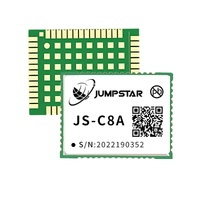 Módulo GNSS Multisistema de Alta Precisión JS-C8A, Chipset ComNva, GPS, BeiDou, Galileo, GLONASS, Protocolo NMEA0183, 22x17x2.8mm, Pequeño