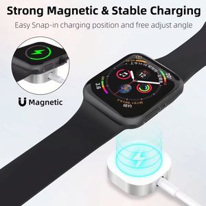 Wholesale Magnetic Wireless USB Watch Charger Fast Charging Cable Wireless Charger for Watch Series 1 2 3 4 5 6 <b>7</b> 8 - Product Image 2
