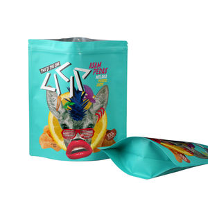 <span class=keywords><strong>Mega</strong></span> Personalizzato Stampato Zip Top Mylar Borse Odore Prova di Sacchetti di Imballaggio di Plastica Per Alimenti - Product Image 3