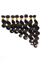 Extension de Cheveux Vierge Brésiliens Grade 9A Styles Importés de Chine Ondulés