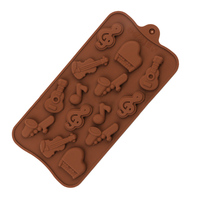Moule antiadhésif en silicone personnalisé, en résine, pour bonbons, chocolat, avec lettres, à faire soi-même