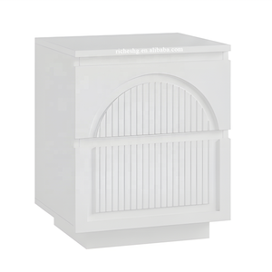 <span class=keywords><strong>Table</strong></span> <span class=keywords><strong>de</strong></span> <span class=keywords><strong>chevet</strong></span> effet <span class=keywords><strong>marbre</strong></span> pour chambre à coucher, meuble <span class=keywords><strong>de</strong></span> rangement en bois avec 2 tiroirs - Product Image 6
