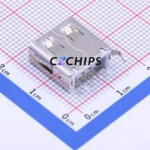 U-A-24DD-W-2 USB Connector Through hole Component (THT) Connector Type-A USB 2.0 Female Through Hole - Product Image 2
